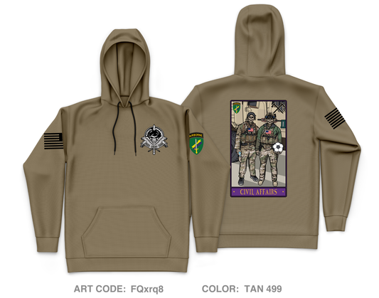 C/co 403rd CA BN Core Men's Hooded Performance Sweatshirt - FQxrq8