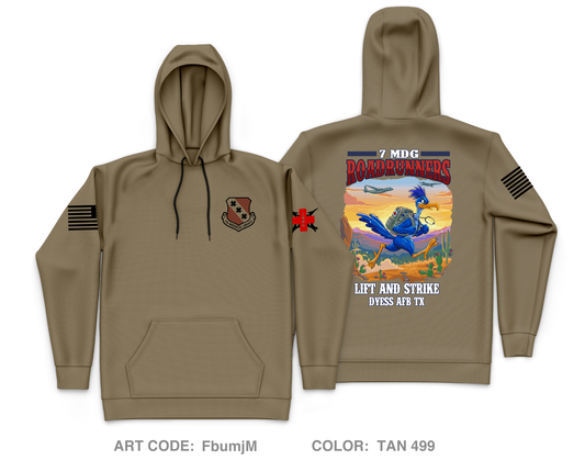7 MDG Roadrunners Fundraising Collection Core Men's Hooded Performance Sweatshirt - FbumjM