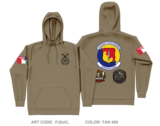 31st SFS/S4 Core Men's Hooded Performance Sweatshirt - FrZeVL
