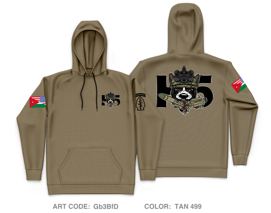 H5 - GSB - 5th SFG(A) Core Men's Hooded Performance Sweatshirt - Gb3BfD