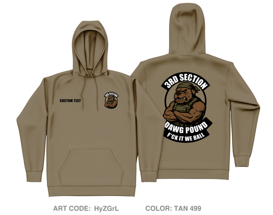 5TH SECTION Core Men's Hooded Performance Sweatshirt - HyZGrL