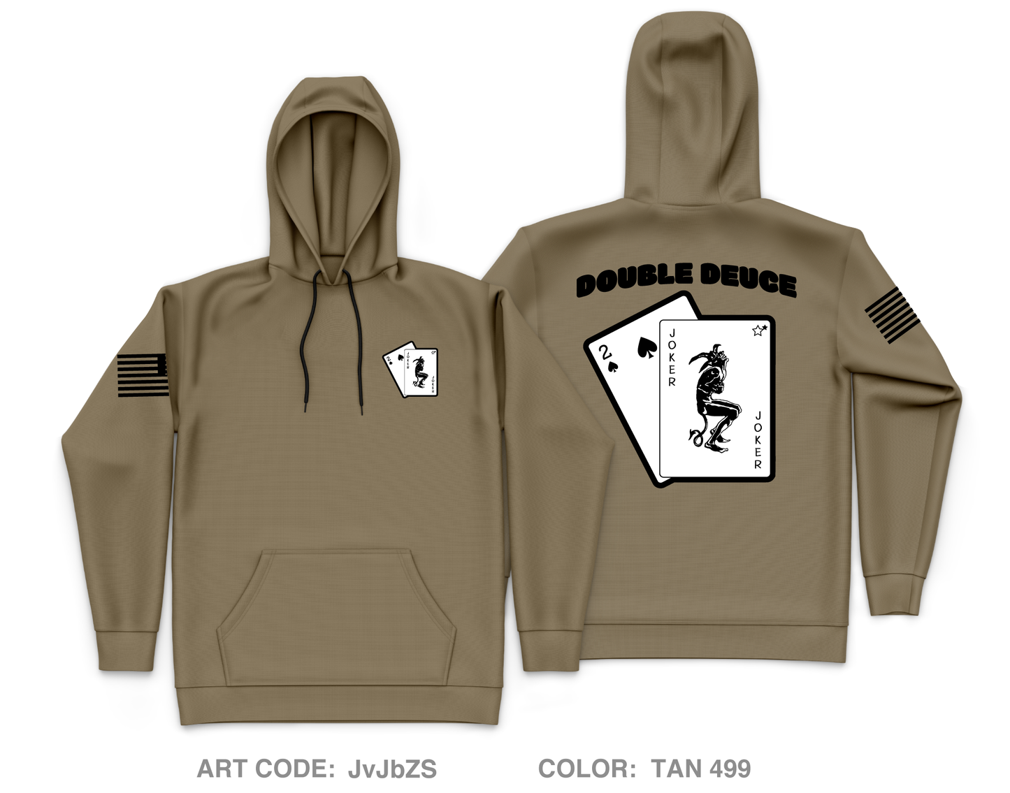 Bravo 2-2 Double Deuce Core Men's Hooded Performance Sweatshirt - JvJbZS