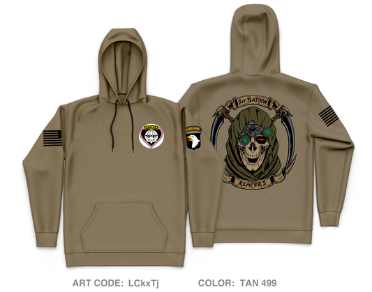 1st PLT Attack 2-502 Core Men's Hooded Performance Sweatshirt - LCkxTj