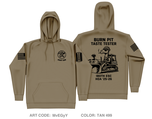 180th ESC Store 2 Core Men's Hooded Performance Sweatshirt - MvEGyY