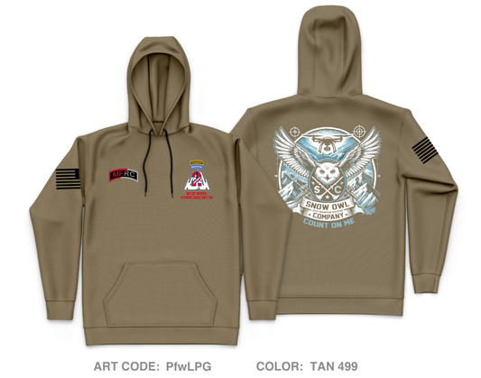 MFRC, 2BCT, 10th Mountain Division Core Men's Hooded Performance Sweatshirt - PfwLPG
