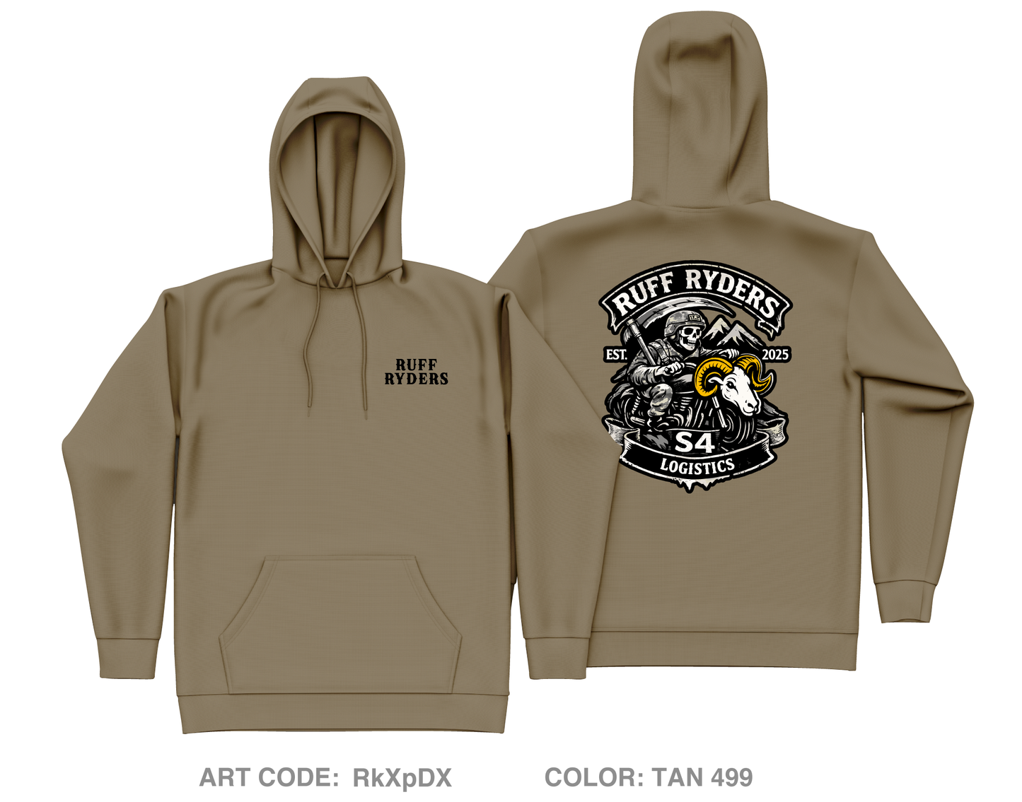 650 RSG S4 Ruff Ryders Core Men's Hooded Performance Sweatshirt - RkXpDX