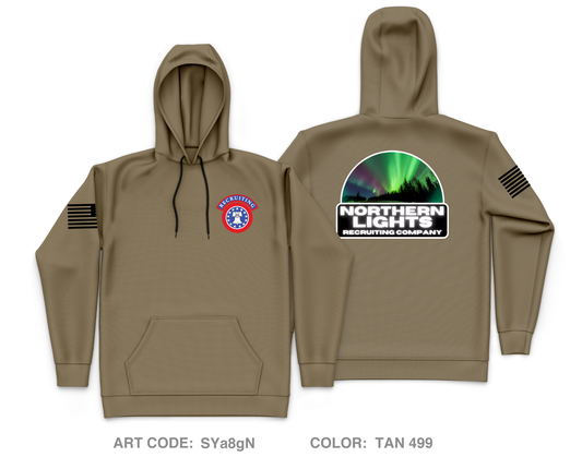 Northern Lights Recruiting Company Core Men's Hooded Performance Sweatshirt - SYa8gN