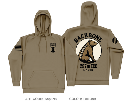 297 1st PLT Core Men's Hooded Performance Sweatshirt - Sap8N8