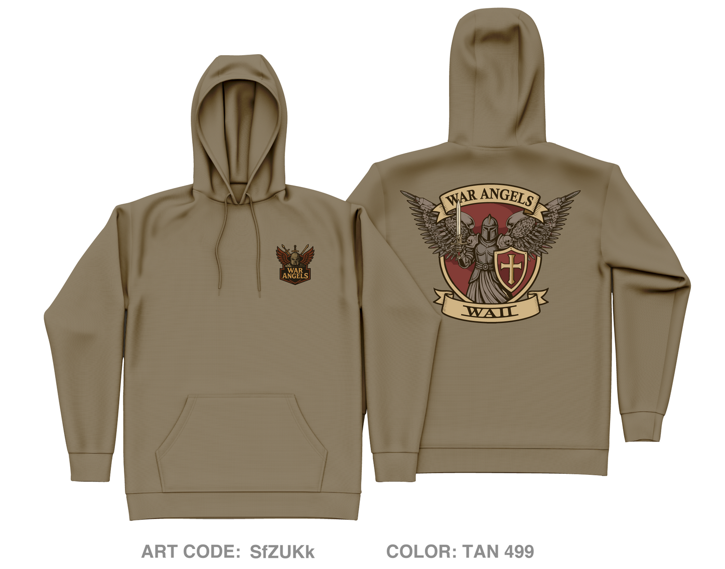 2nd Platoon, Guns Troop, 2nd Squadron, 11th ACR Core Men's Hooded Performance Sweatshirt - SfZUKk