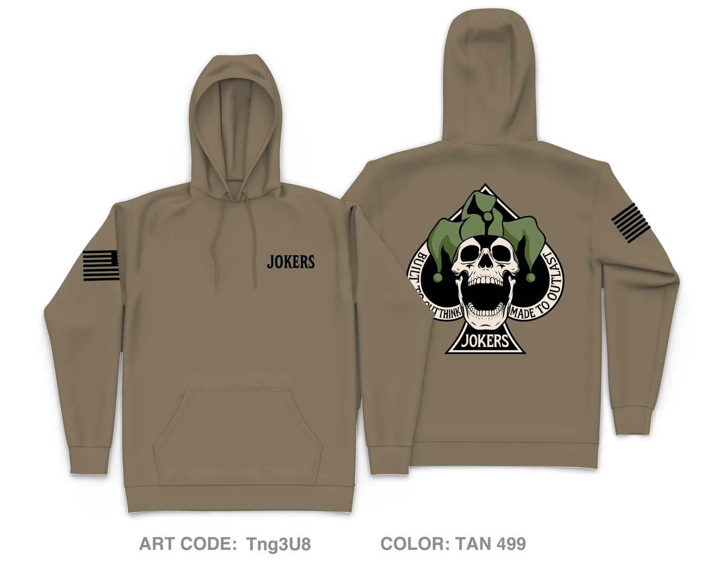 Jokers Core Men's Hooded Performance Sweatshirt - Tng3U8