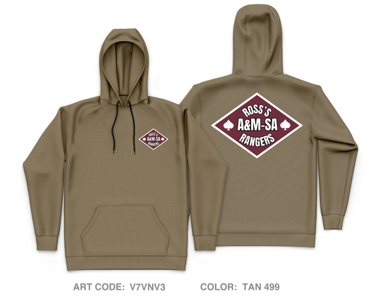 Ross Rangers Fundraising Collection Core Men's Hooded Performance Sweatshirt - V7VNV3