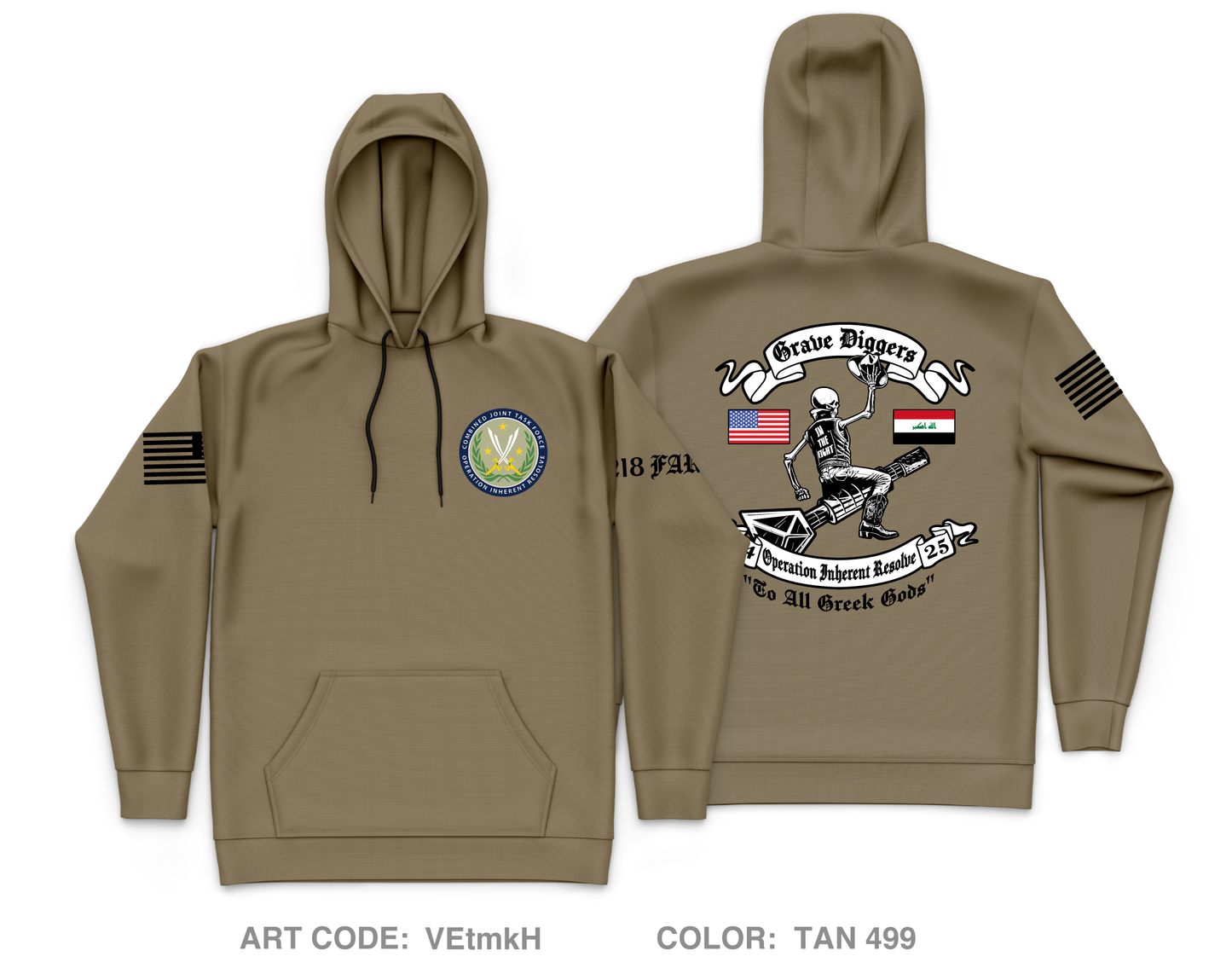 218 FAR Core Men's Hooded Performance Sweatshirt - VEtmkH