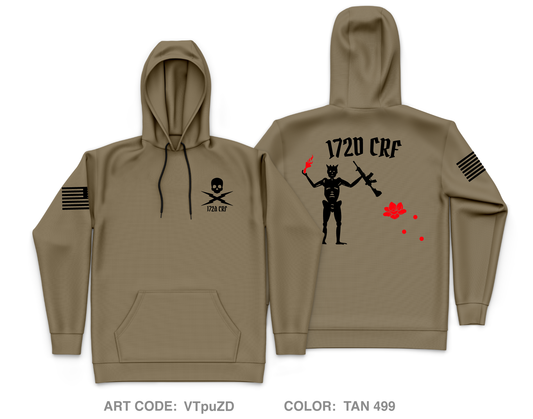 172d CRF Core Men's Hooded Performance Sweatshirt - VTpuZD