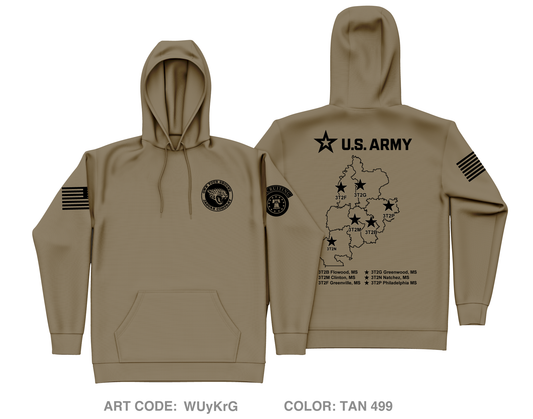 Jackson Army Recruiting Company Core Men's Hooded Performance Sweatshirt - WUyKrG