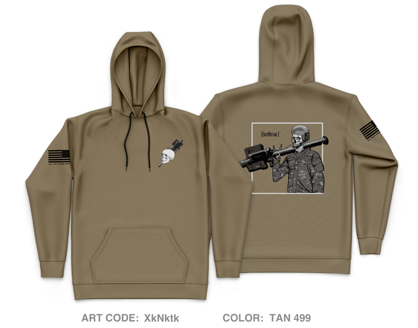 C Co, 5-5 ADA, 31st BDE Core Men's Hooded Performance Sweatshirt - XkNktk