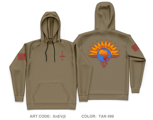 1-200 Infantry Battalion Fundraising Collection Core Men's Hooded Performance Sweatshirt - XnEVj5