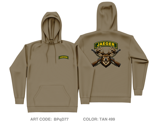 3rd Plt Bull Troop Core Men's Hooded Performance Sweatshirt - BPqD77