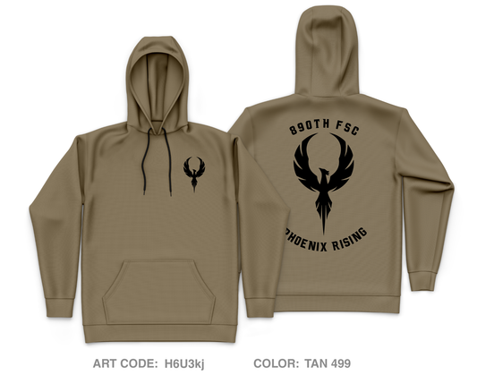 890th FSC Core Men's Hooded Performance Sweatshirt - H6U3kj