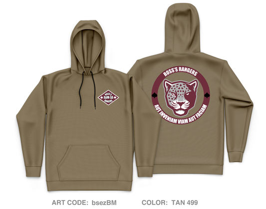 TAMUSA Ranger Challenge Core Men's Hooded Performance Sweatshirt - bsezBM