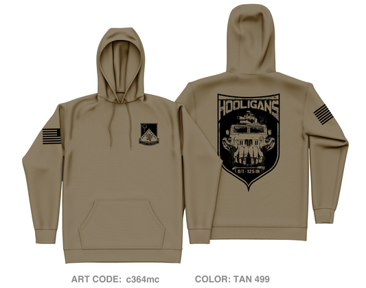 D Co 1-125 IN Core Men's Hooded Performance Sweatshirt - c364mc