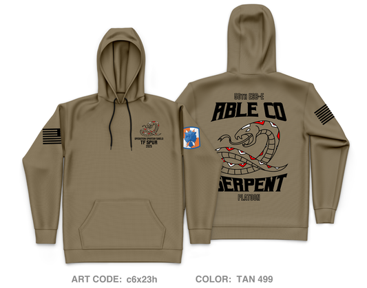 2nd Serpent Platoon Core Men's Hooded Performance Sweatshirt - c6x23h