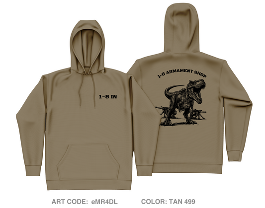 1-8 IN Core Men's Hooded Performance Sweatshirt - eMR4DL