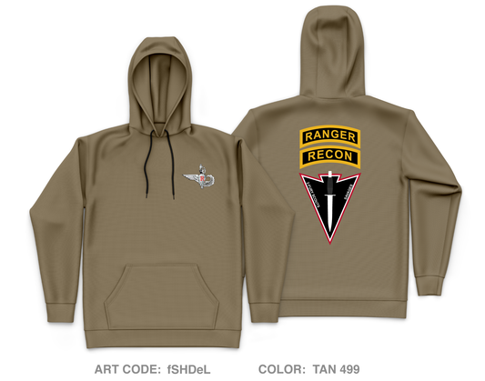 2-508th, HHC, Scouts Core Men's Hooded Performance Sweatshirt - fSHDeL