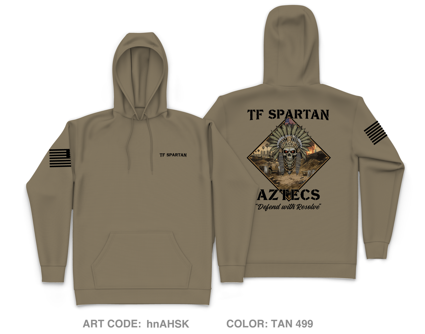TF Spartan A Co. Core Men's Hooded Performance Sweatshirt - hnAHSK