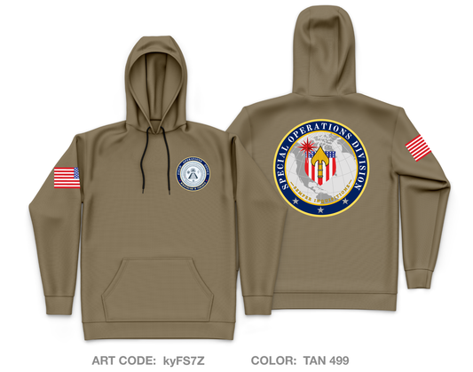 SOD Core Men's Hooded Performance Sweatshirt - kyFS7Z