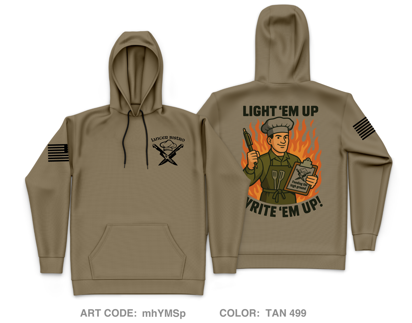 Lancer Bistro Core Men's Hooded Performance Sweatshirt - mhYMSp