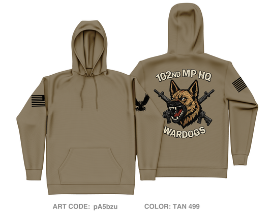 102nd MP Co Core Men's Hooded Performance Sweatshirt - pA5bzu