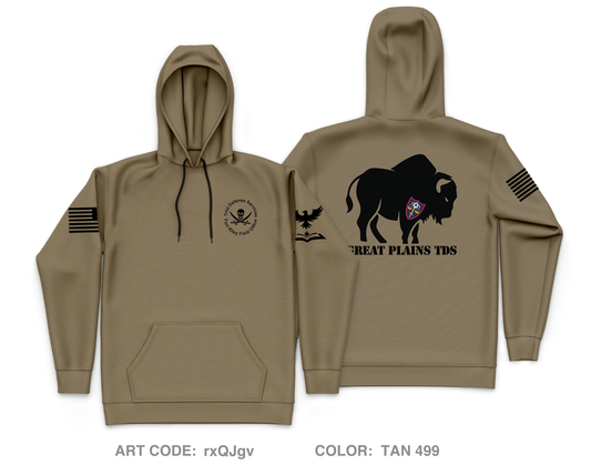 Fort Riley Trial Defense Service Core Men's Hooded Performance Sweatshirt - rxQJgv