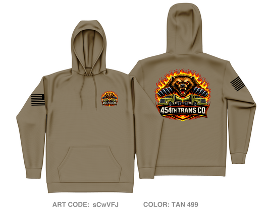 454th TC CO Core Men's Hooded Performance Sweatshirt - sCwVFJ
