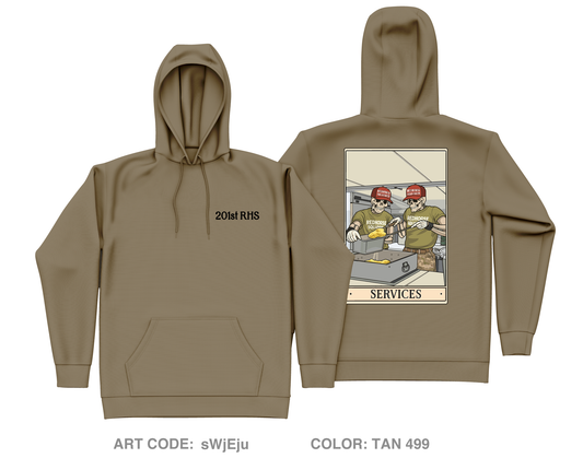 201st RHS Core Men's Hooded Performance Sweatshirt - sWjEju