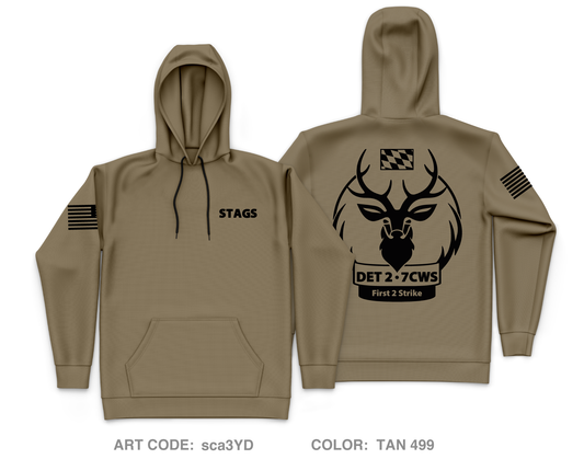 7th Combat Weather Squadron Core Men's Hooded Performance Sweatshirt - sca3YD