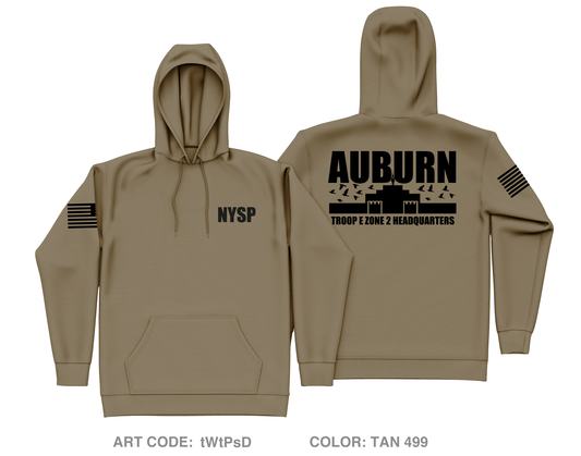 NYSP Auburn Core Men's Hooded Performance Sweatshirt - tWtPsD