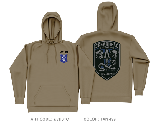 1-351 BSB Core Men's Hooded Performance Sweatshirt - uvH6TC