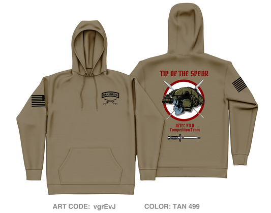 Aztec Battalion Core Men's Hooded Performance Sweatshirt - vgrEvJ