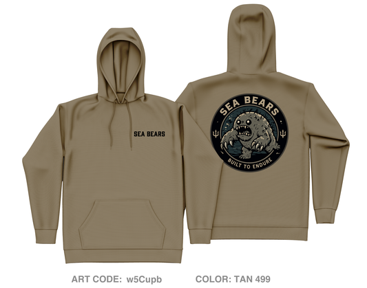 Sea Bears Core Men's Hooded Performance Sweatshirt - w5Cupb
