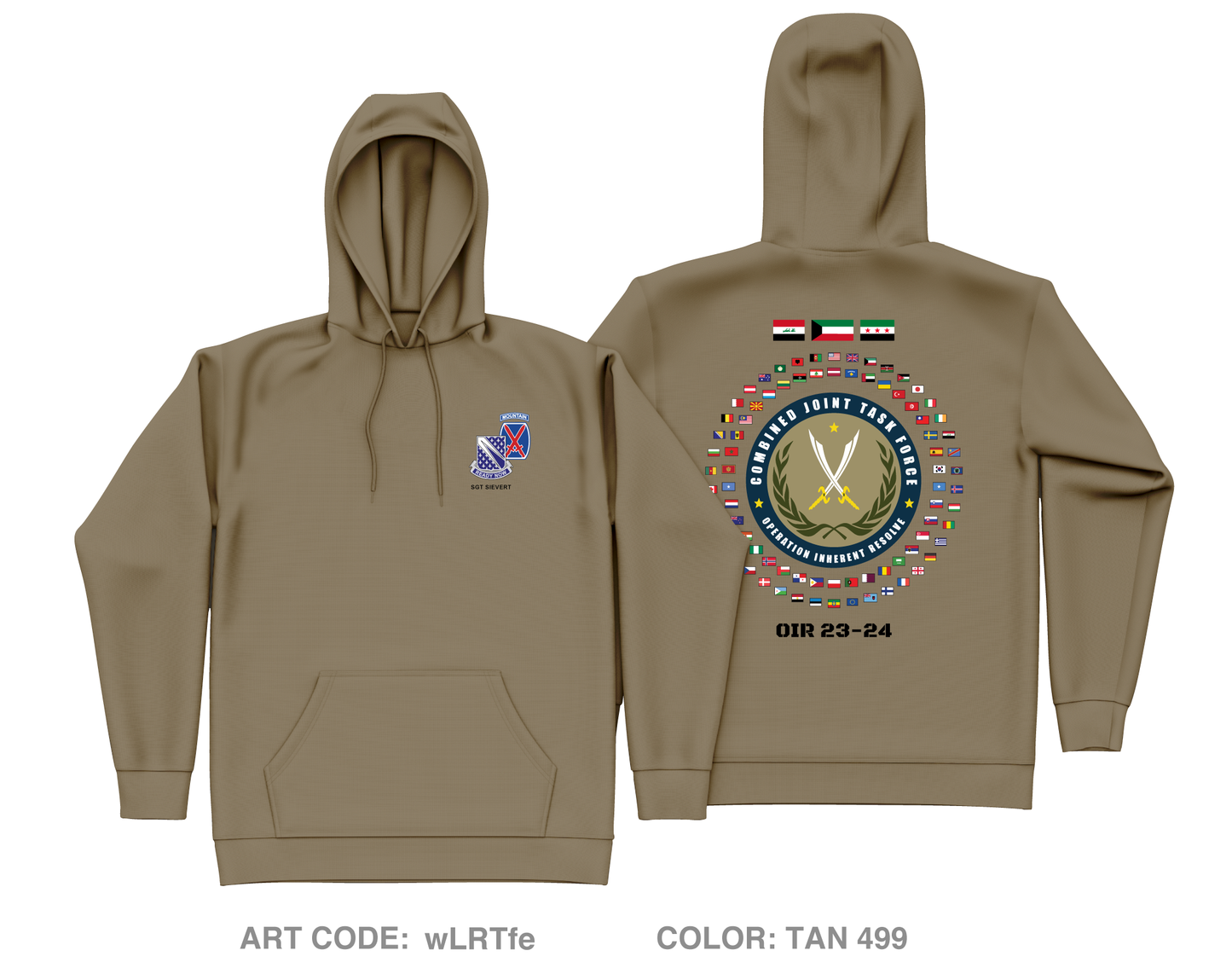 1-89 cavalry Core Men's Hooded Performance Sweatshirt - wLRTfe