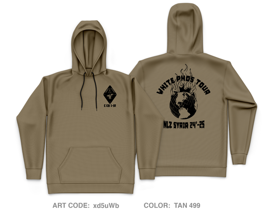 C Co FiST 1-32 1BCT 10th MTN DIV LI Core Men's Hooded Performance Sweatshirt - xd5uWb