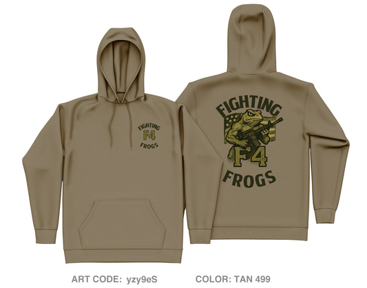 F4 Frogs Core Men's Hooded Performance Sweatshirt - yzy9eS