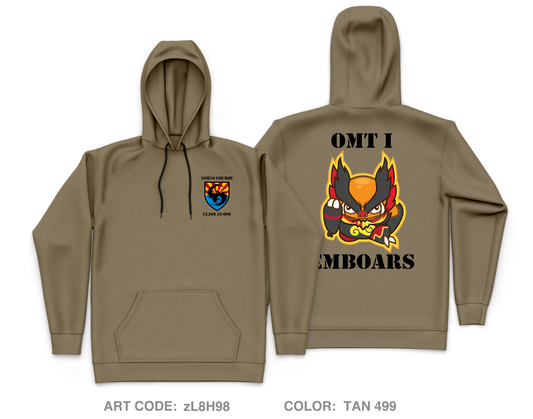 35M10 Course 25-006 OMT 1 Core Men's Hooded Performance Sweatshirt - zL8H98