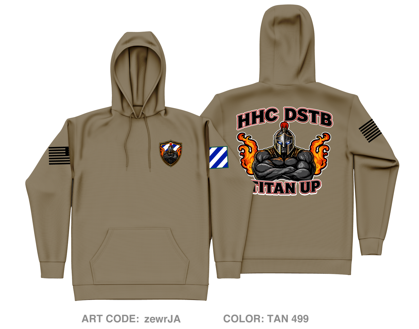 HHC, DSTB, 3DSB Core Men's Hooded Performance Sweatshirt - zewrJA