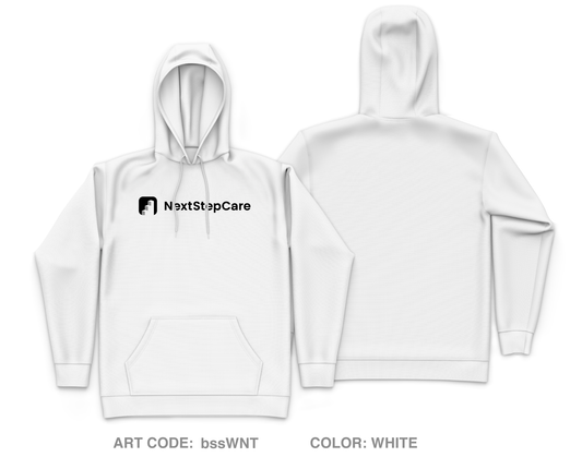 Next Step Care Core Men's Hooded Performance Sweatshirt - bssWNT