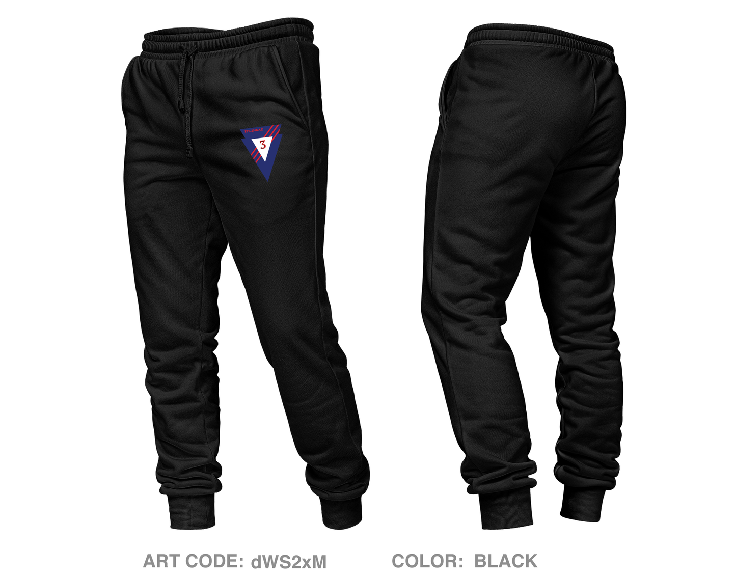 3 SQDN, 3 SFAB Core Unisex Performance Joggers - dWS2xM