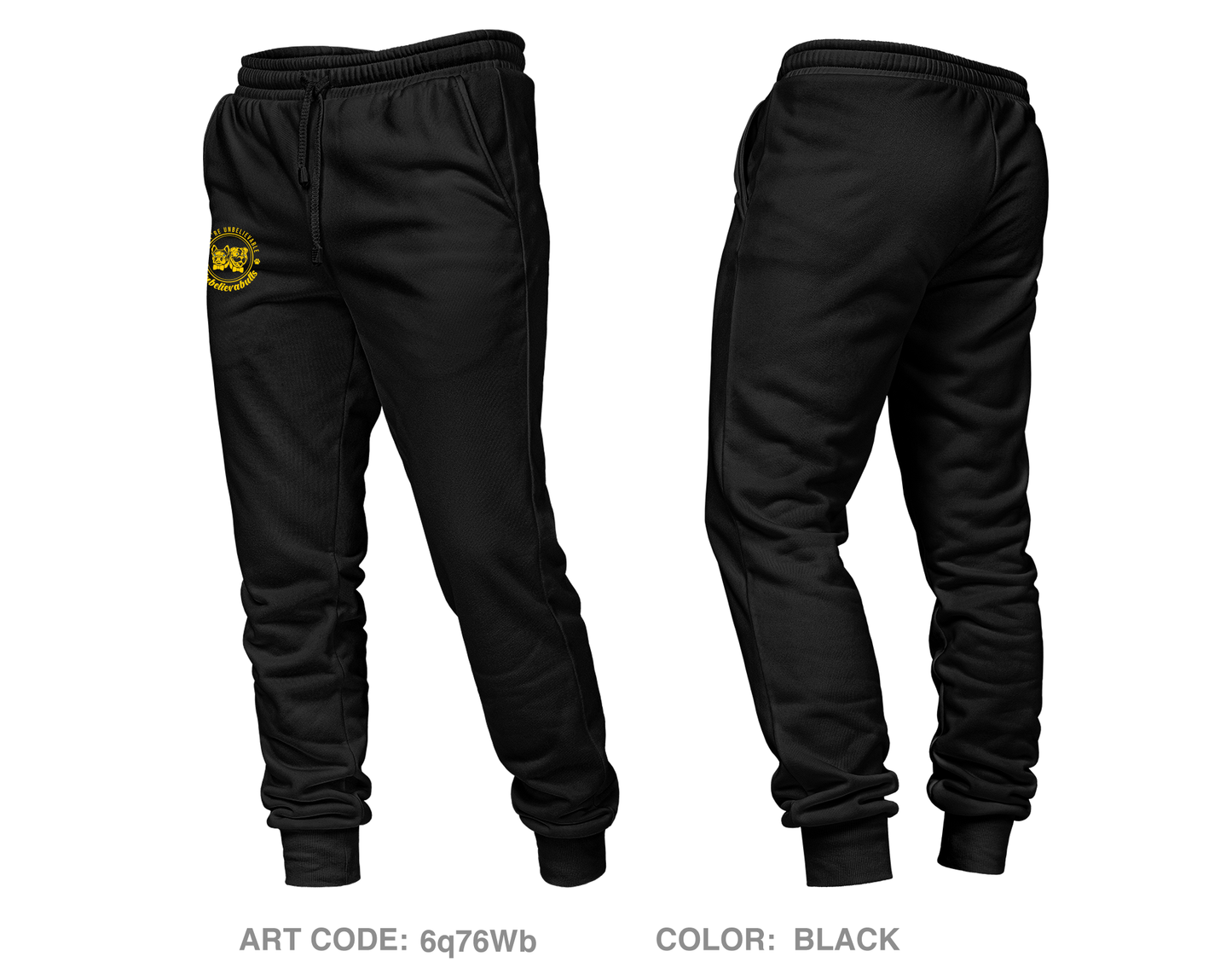 Unbelievabulls Core Unisex Performance Joggers - 6q76Wb