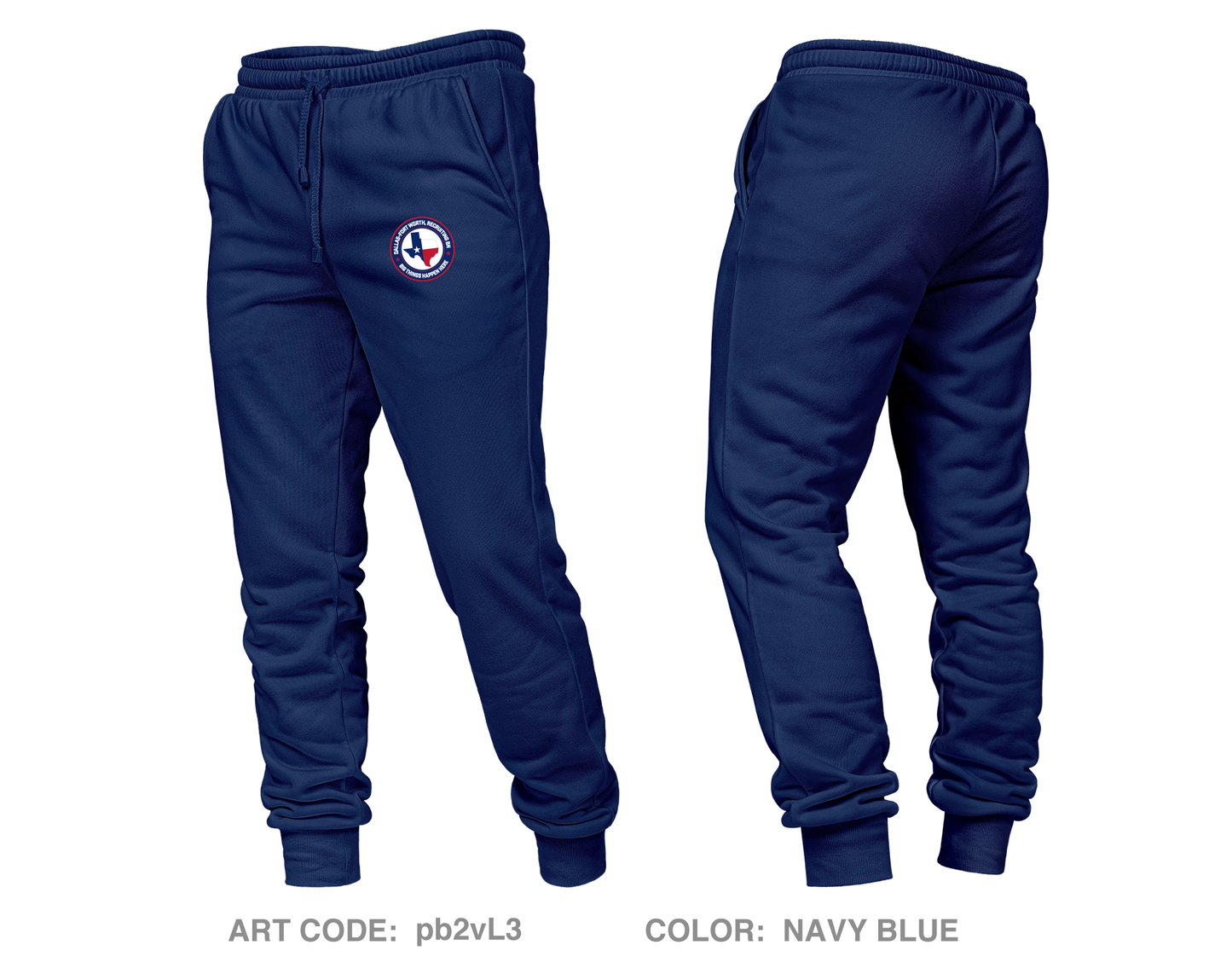 Dallas Fort Worth Recruiting Battalion Core Unisex Performance Joggers - pb2vL3