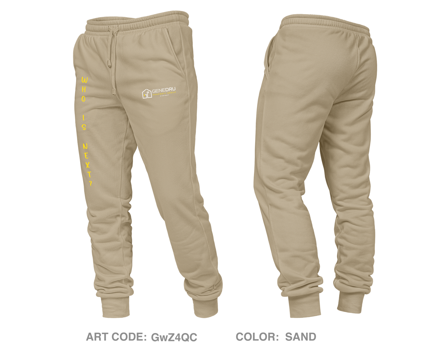 Gene Dru Property Group Core Unisex Performance Joggers - GwZ4QC