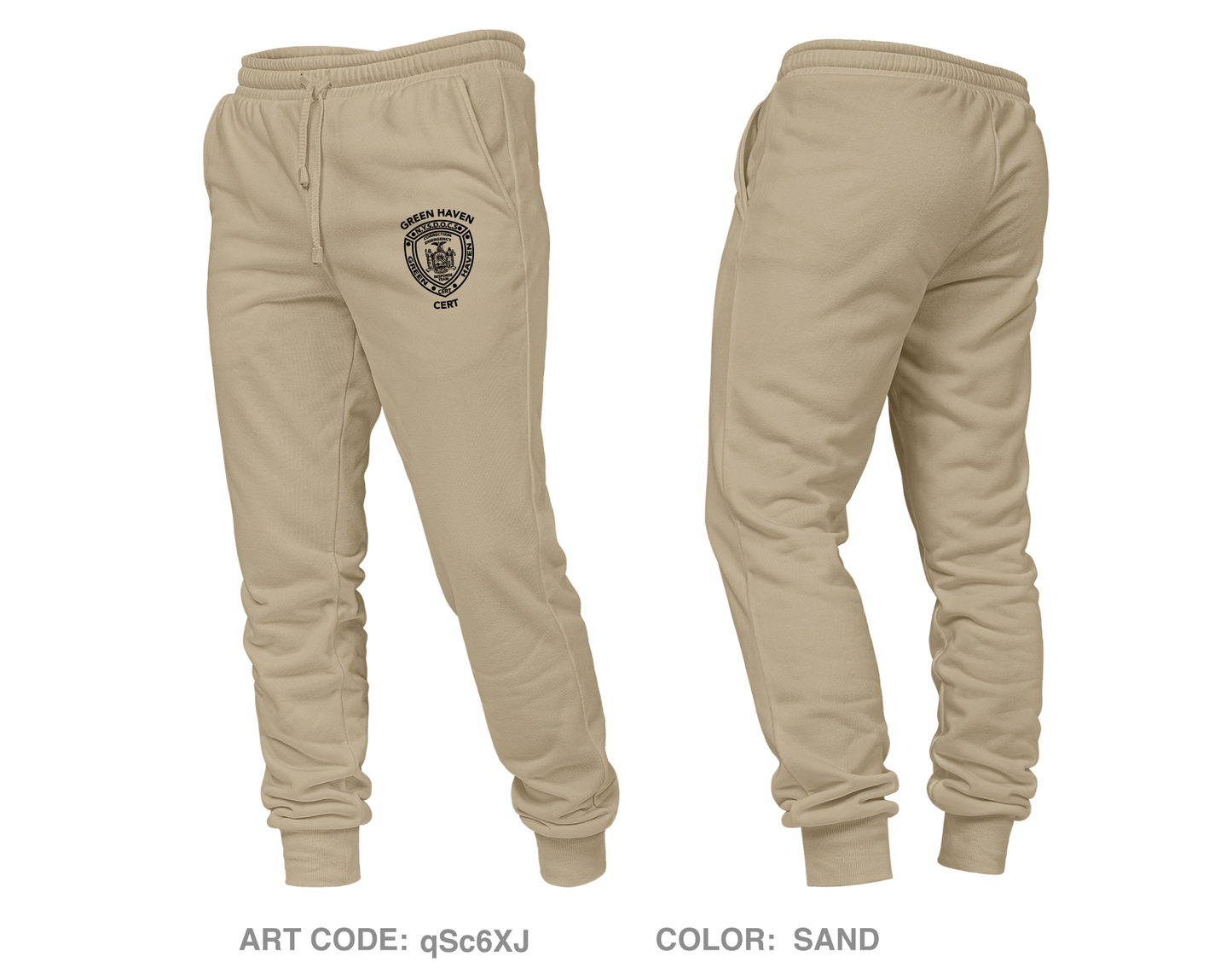 Green Haven CERT Core Unisex Performance Joggers - qSc6XJ